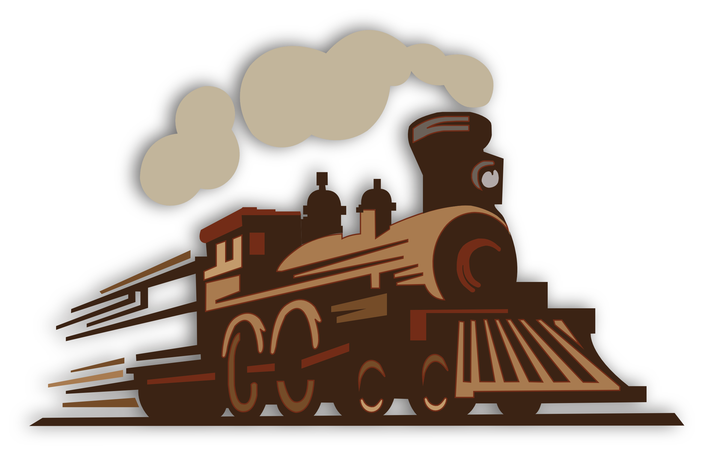 Evening Train logo 2025 Train only, no background